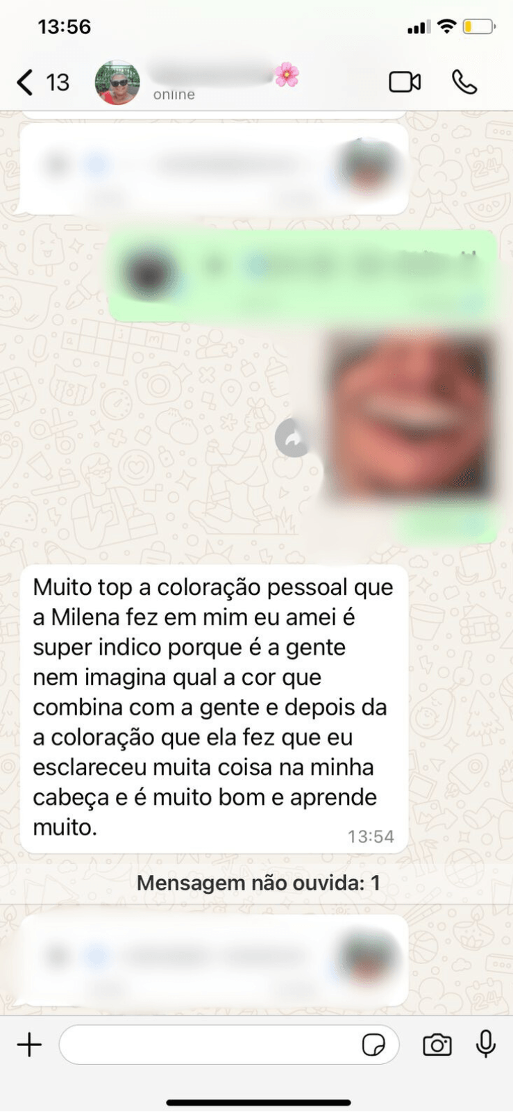 Foto de Marcia que avaliou a consultoria de imagem